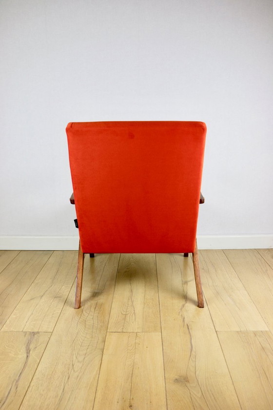 Image 1 of Sillón B-310 VAR de terciopelo estructural naranja - 2 unidades disponibles