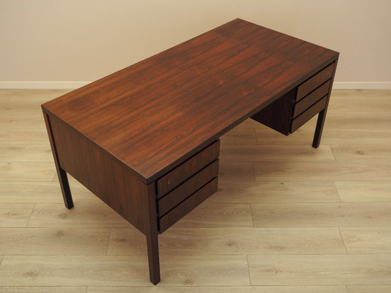 Image 1 of Bureau van palissanderhout, Deens design, jaren 70, vervaardigd door Omann Jun.