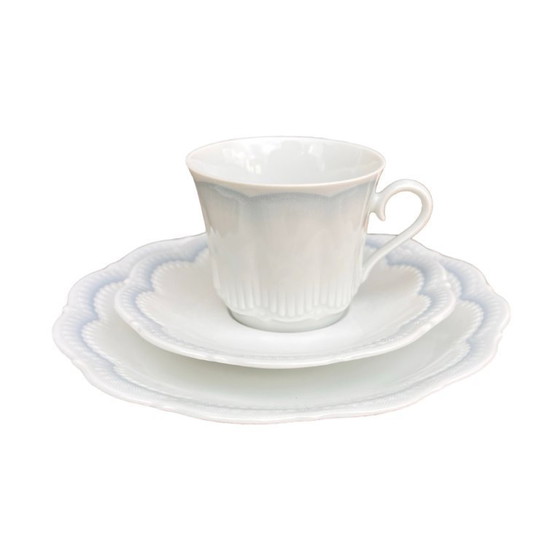 Image 1 of Schirnding Bavaria Frühstücksservice – 1960er Jahre, signiert, Art-déco-Porzellan