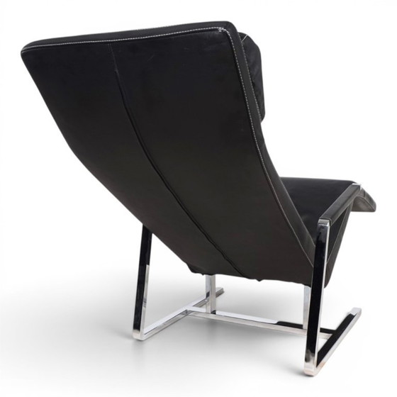 Image 1 of Team by Wellis MaRe Leder-Loungesessel und Chaiselongue von Christophe Marchand, 2002