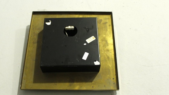 Image 1 of Brass and Glass Ceiling/ Wall Lamp by Hillebrand , 1990s