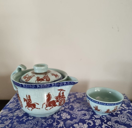 Set Vintage pour la Cérémonie du Thé Chinoise – Chinoiserie, Vaisselle, Porcelain (photo 3 of 11)