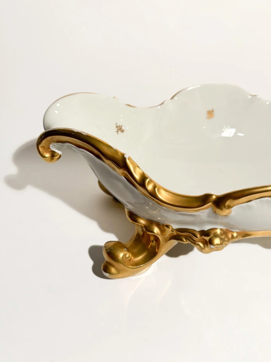 Centre de table en porcelaine blanche et or de Rosenthal, années 1960 – Objets déco (photo 3 of 9)