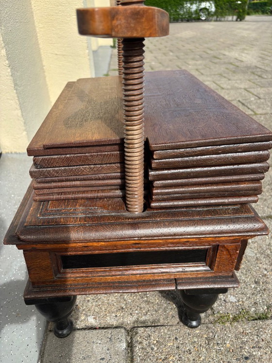 Image 1 of Antique wooden book press