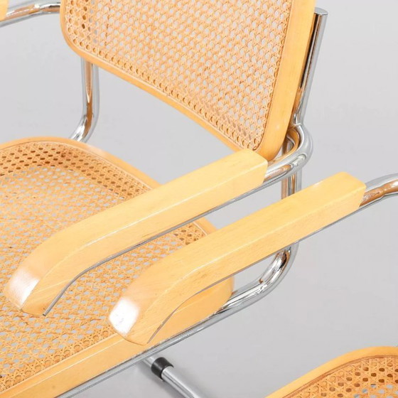 Image 1 of Cesca B64 stoel, naar ontwerp van Marcel Breuer, Italië, jaren 80