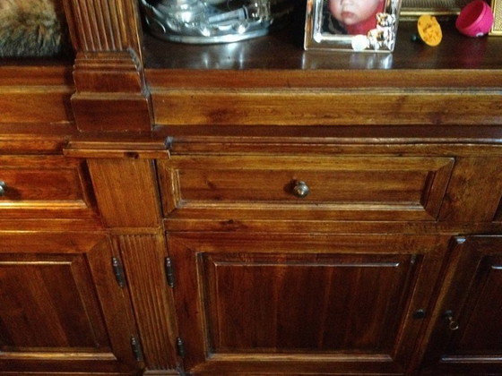 Image 1 of Eichholtz boekenkast bibliotheek kast King William + ladder - 322 cm