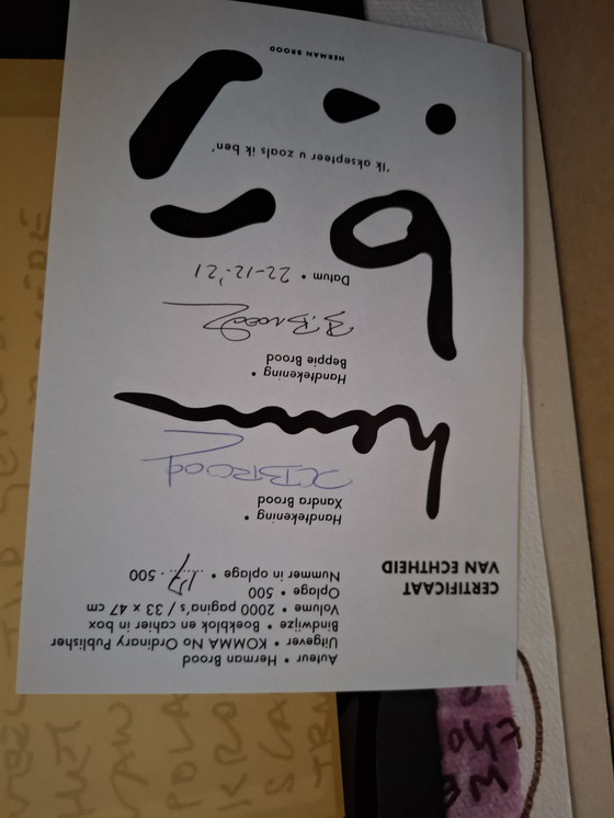 Image 1 of Herman Brood Limited Edition Book I Aksepteer U As I Am - | Collector'S Edition