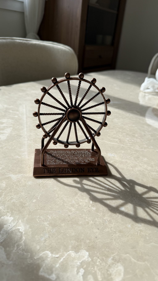 Ruota decorativa in rame d'epoca (oggetto decorativo)