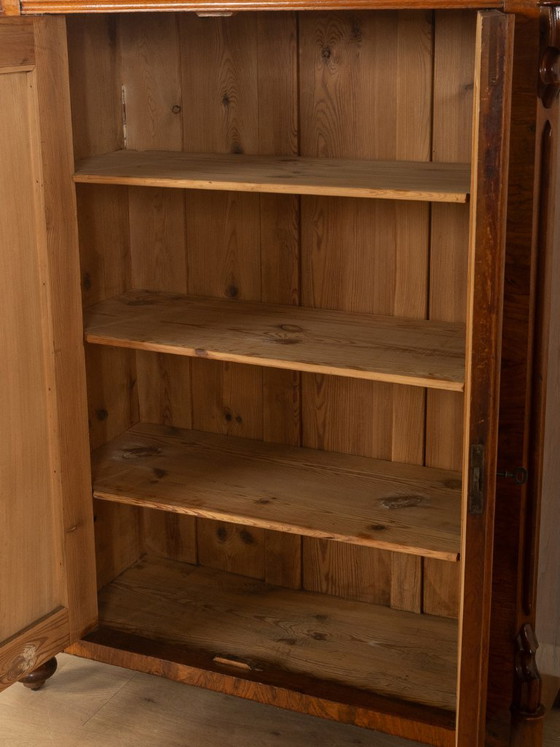Antieke Wilhelminische vertiko uit circa 1880 – Ladekasten, Hout (photo 10 of 10)