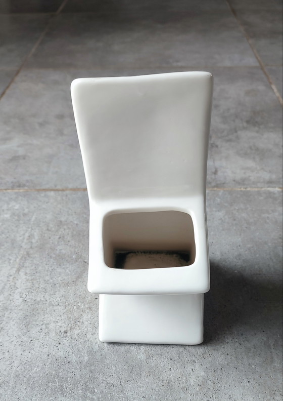 Image 1 of Art Deco ceramic double vase