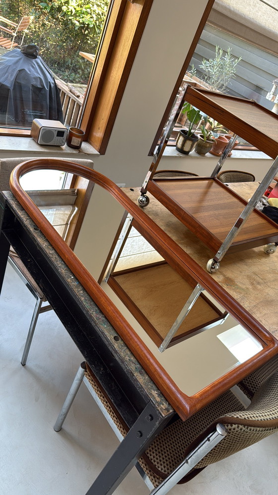 Image 1 of Teak wooden mirror by Kai Kristiansen