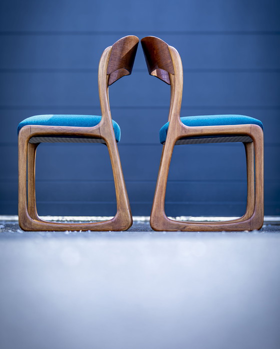Image 1 of Lot de 6 Chaises Traineau Baumann