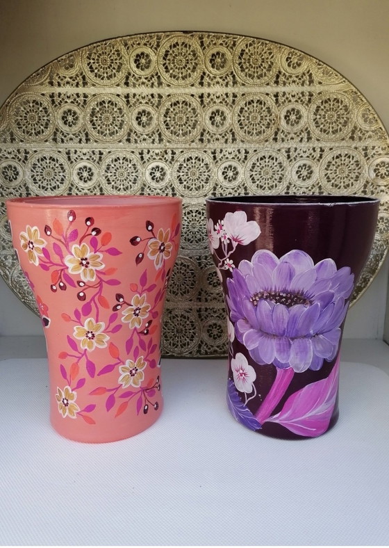 Image 1 of Handbemalte Vasen