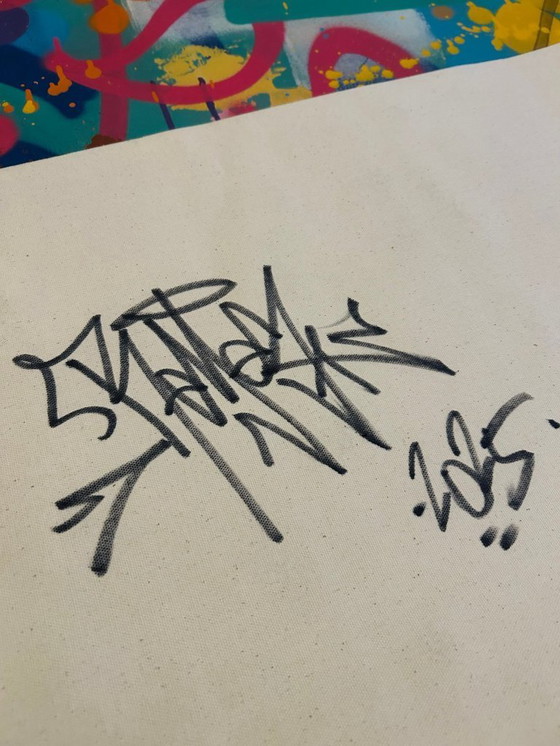 Image 1 of REYES - Street Abstraction - Artist's Canvas