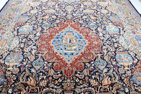 Image 1 of Tapis persan original noué à la main Kashmar Fein Paradise Design 411 X 307 cm Top Condition