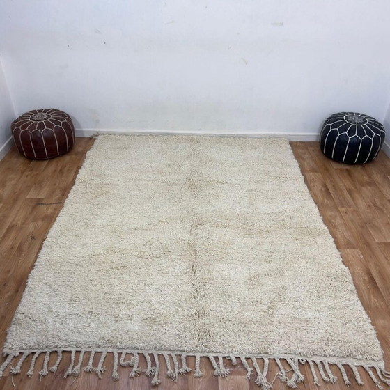 Natural Wool Moroccan Berber Carpet 250cmx200cm – Tapis (photo 2 of 7)