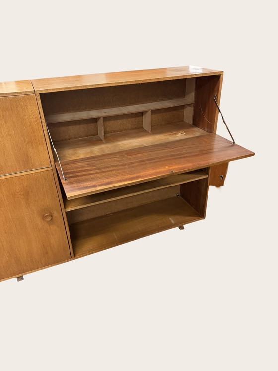 Image 1 of Vintage highboard dressoir met secretaire 