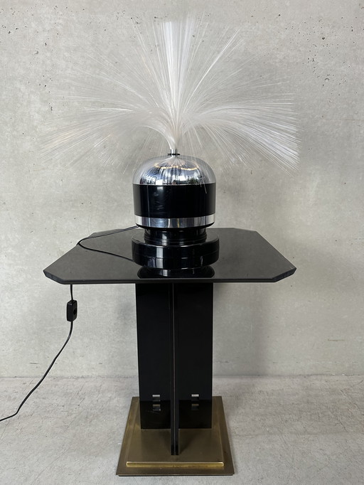 Lampe vintage en fibre de verre multicolore - années 1970