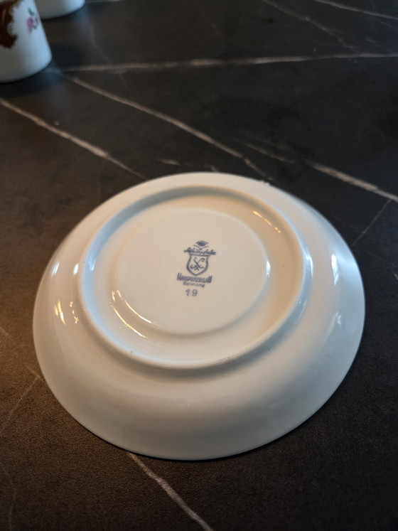 Image 1 of 6 kop en schotels vintage Rheinpfaltz Hartporzellan Duitsland