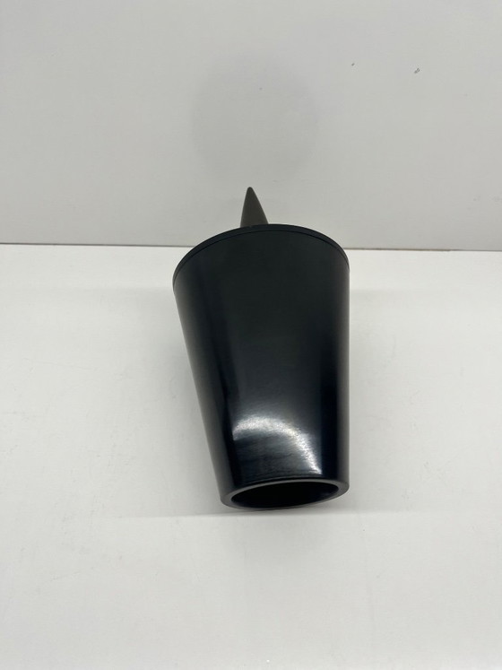 Image 1 of Joe Cactus Aschenbecher von Philippe Starck für Alessi, schwarzes Bakelit, Sammlerdesign