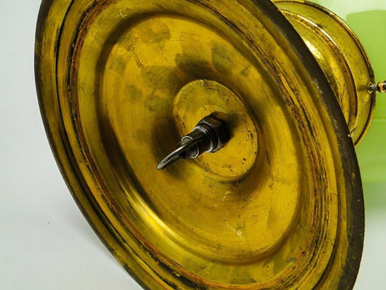 Art Deco Brass and Glass Ceiling Lamp, Germany, 1930s – Ceiling lights (photo 7 of 14)