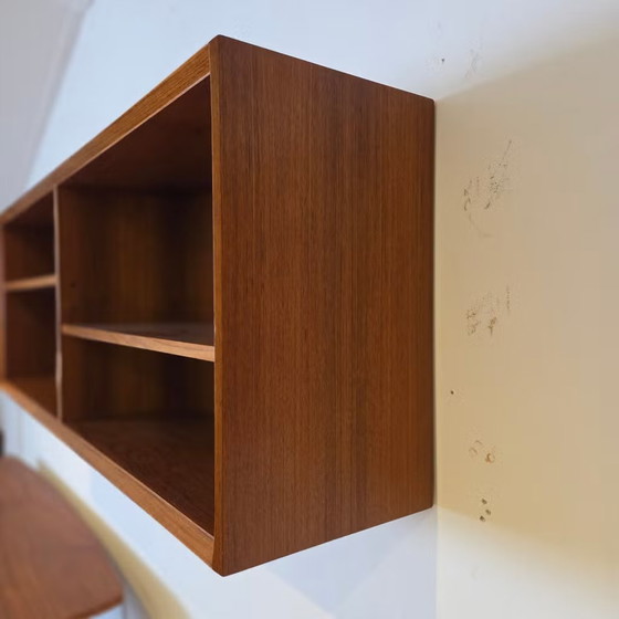 Rex Raab, Wilhelm Renz Varia-150 vintage floating Wall cabinet, Wood, Brown (photo 13 of 22)