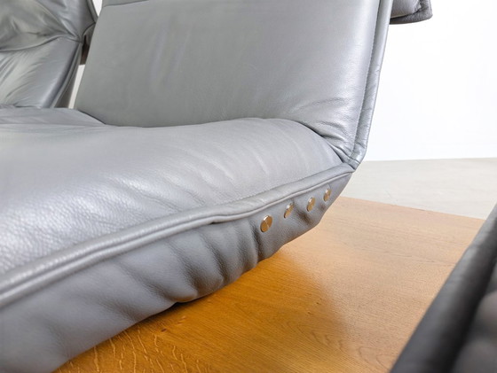 Image 1 of Koinor Free Motion Edit 2 Sofa Couch Ecksofa Leder Balkeneiche