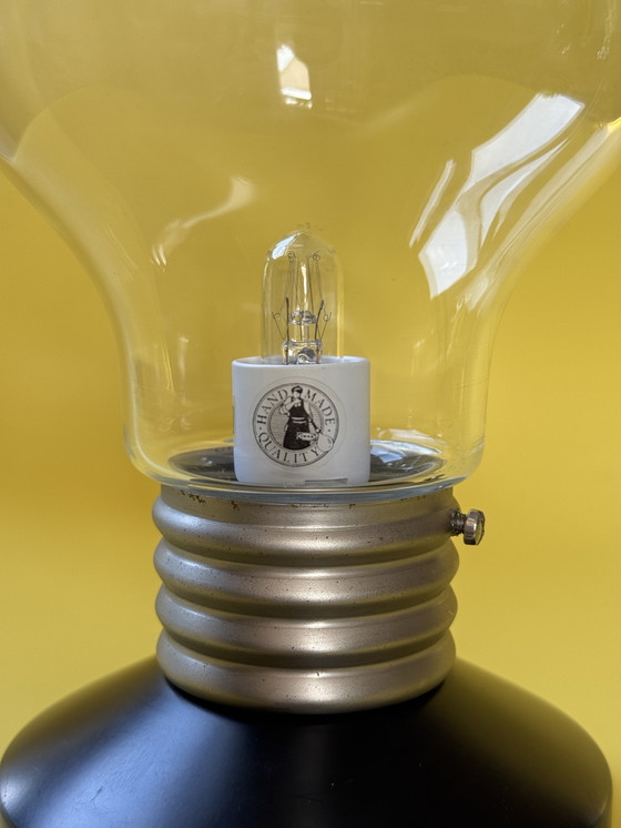 Image 1 of Vintage IKEA Blinda tafellamp glazen ‘bulb’ designlamp 2000s