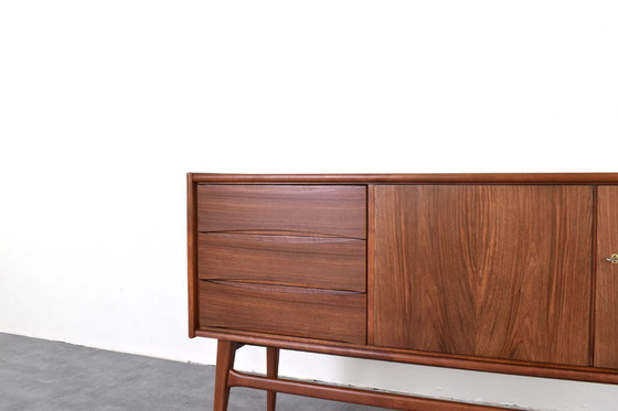 Image 1 of Mid-Century Polish Walnut Sideboard, 1960s.