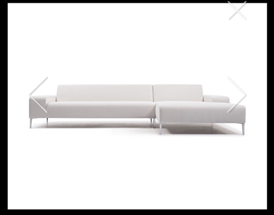Divano modulare con chaise longue - Koozo modello Ellen – Divani modulari, Metal, Textile (photo 6 of 6)
