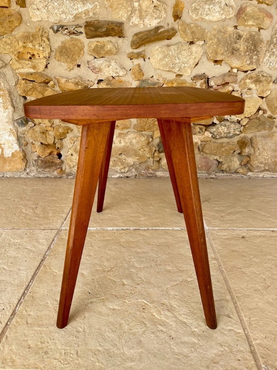 Image 1 of Table d'appoint vintage en acajou, style milieu du siècle, années 1960