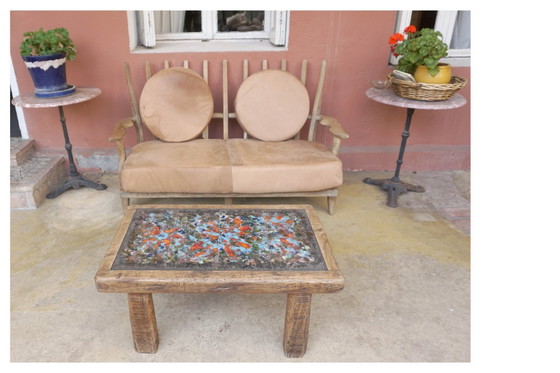 Image 1 of Grand Repos" sofa Robert GUILLERME and Jacques CHAMBRON