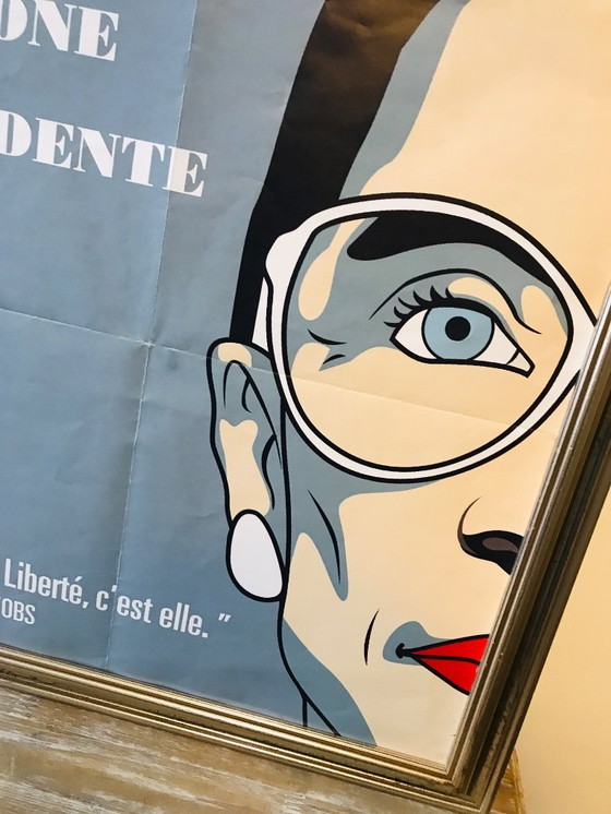 Image 1 of Affiche cinéma encadrée Ruth Bader Ginsburg 2018