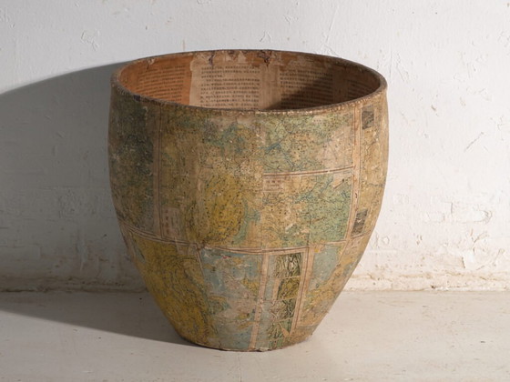 Antique Chinese papier-mâché container – China, circa 1900 – Decorative Objects, Paper, Rustic (photo 34 of 39)