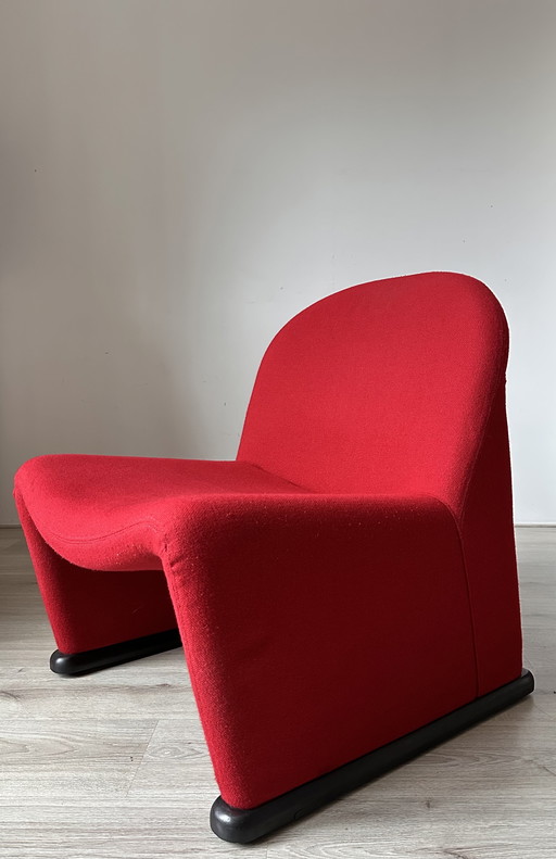 2x Sitland designer lounge armchairs