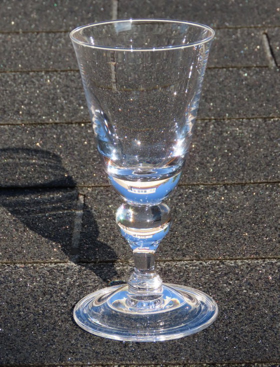 Image 1 of Set di 7 bicchieri di cristallo Royal Leerdam - Baluster - Restauro Colonial Williamsburg