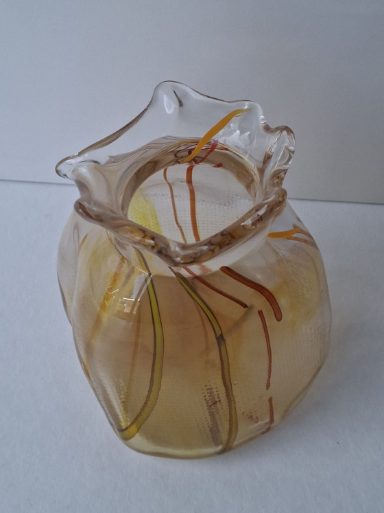 Pouch Glass Vase Annlies van Kempen, Orange (photo 4 of 6)