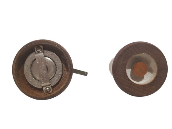 Salière et moulin à poivre en teck de Laurids Lonborg, Danemark, années 1960, lot de 2 – Accessoires de table (photo 6 of 7)