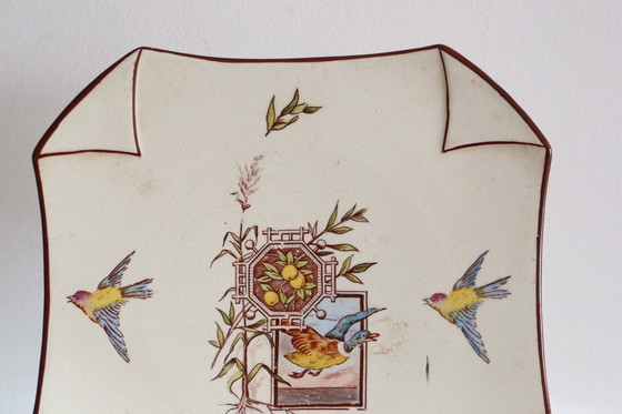 Image 1 of Achthoekig bord, Lunéville