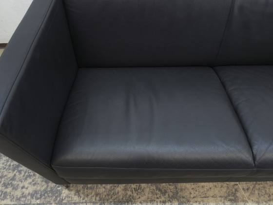 Image 1 of Walter Knoll Foster Set Black Designer Sofa Leather Sofa Couch
