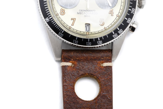 Image 1 of Giren Dupre Heritage Mecaquartz Steel Chronograph Watch 39mm