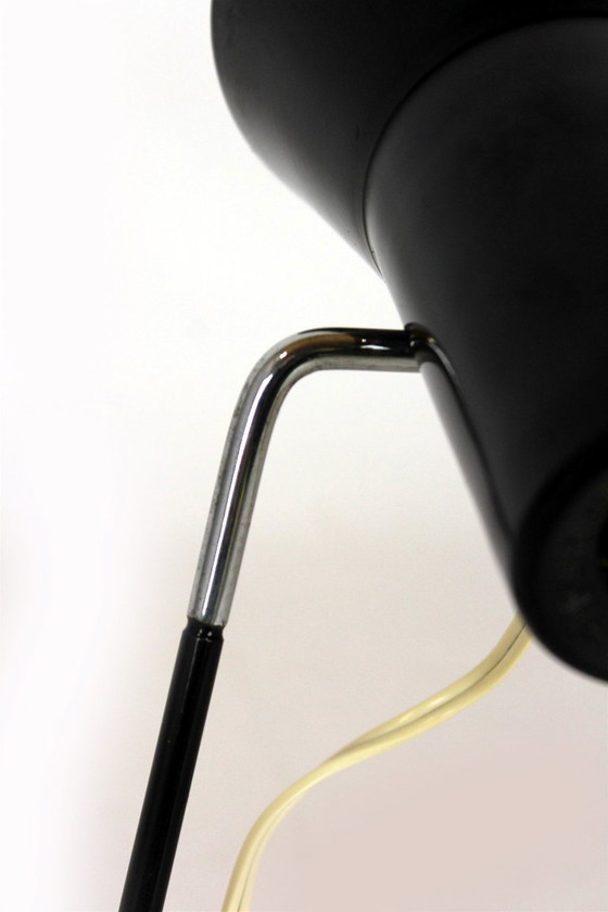 Image 1 of Black Table Lamp by Josef Hurka for Drupol, 1960s