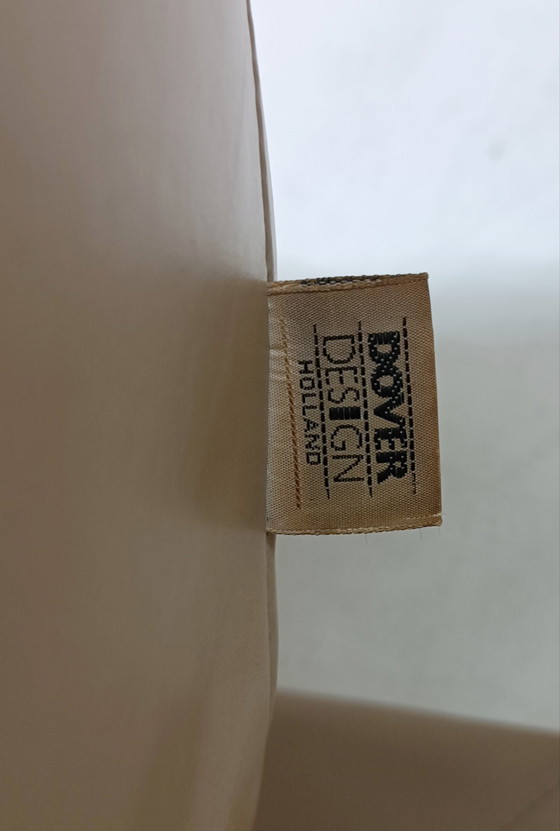 Image 1 of Vintage Space Age leather easy chair and ottoman 