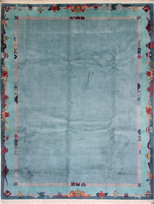 Original Modern Designer Highland Wool Rug Nepal 386 x 299 cm