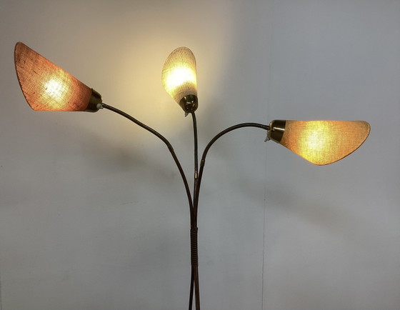 Lampada da terra vintage anni '50 – Lampade da terra, Metal, Wood (photo 4 of 12)