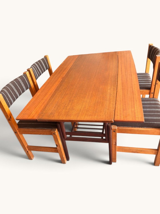 Mid-Century Vintage Salontafel En Eettafel In 1, Grete Jalk Voor Glostrup – Wood (photo 10 of 10)