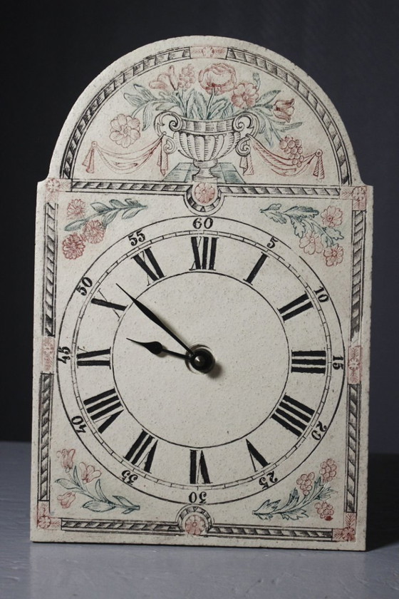 Roger Capron in Vallauris - Vintage wandklok met bloemversiering, Frankrijk, jaren 70 – Wanddecoratie, Ceramic (photo 2 of 6)