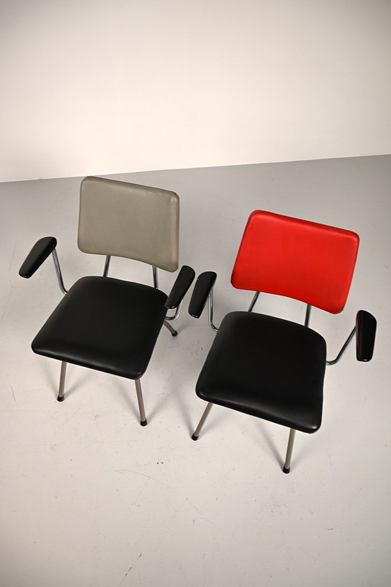 Image 1 of Set van 2 buisframe fauteuiltjes