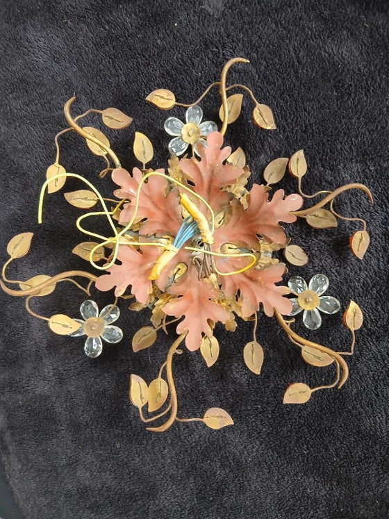 Image 1 of Florentine Banci Firenze Wall/Ceiling Light, 1970s, Maison Bagues, Italian Design