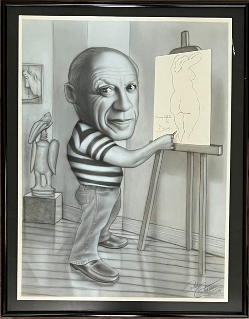 Carlos Cartagena Pablo Picasso is a Pin-Up